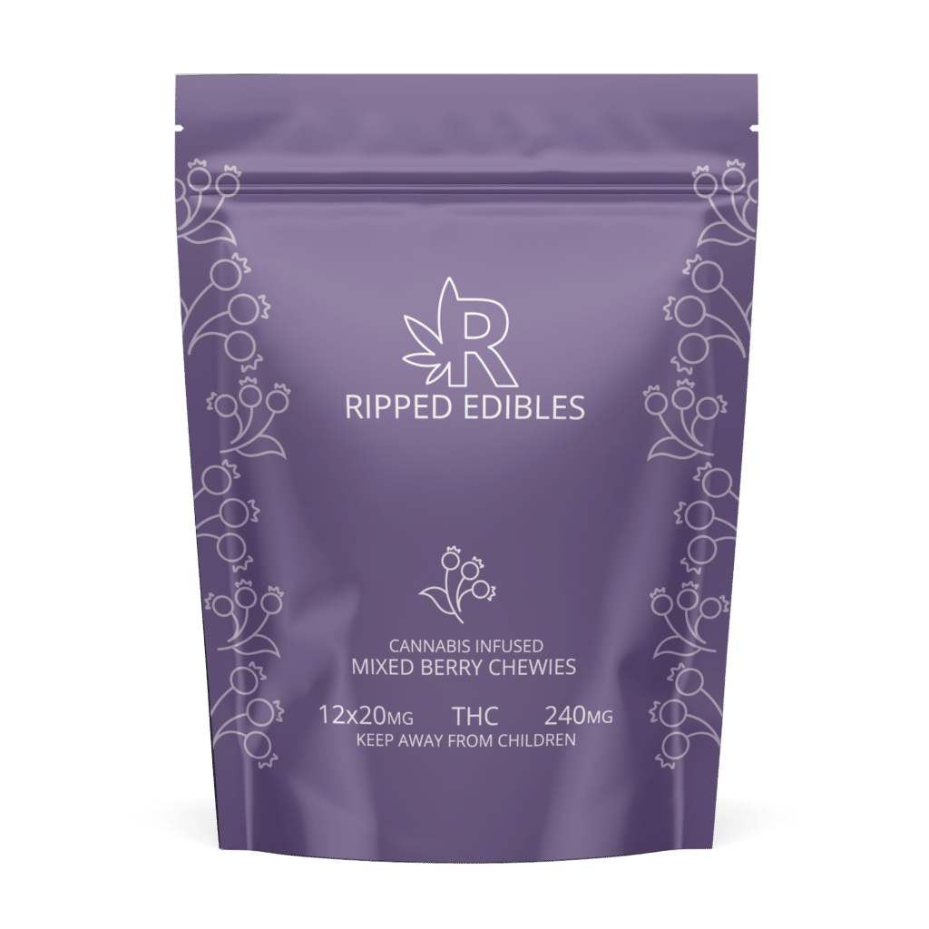 CHEWIES - MIXED BERRY(240mg THC)