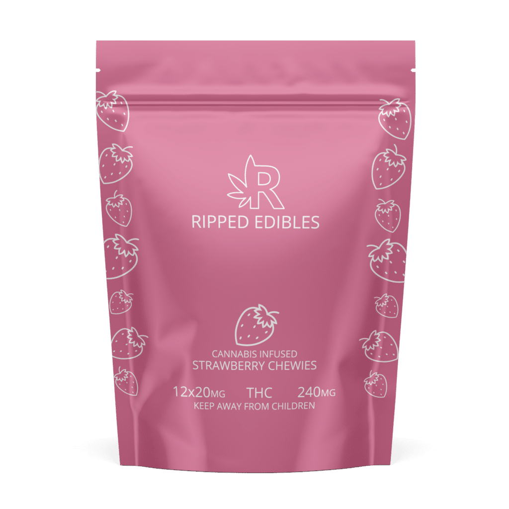 CHEWIES - STRAWBERRY(240mg THC)