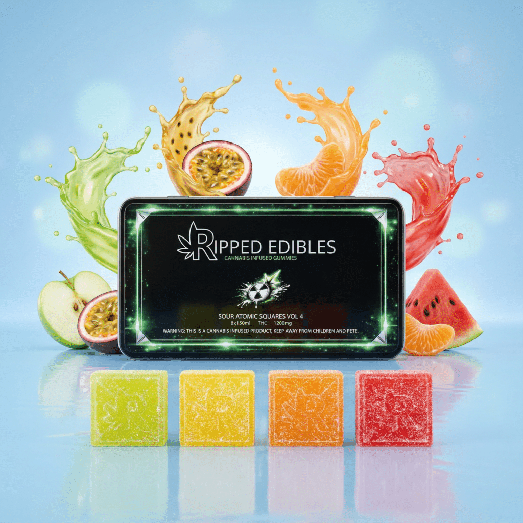 SOUR ATOMIC SQUARES VOL 4 (1200mg THC)