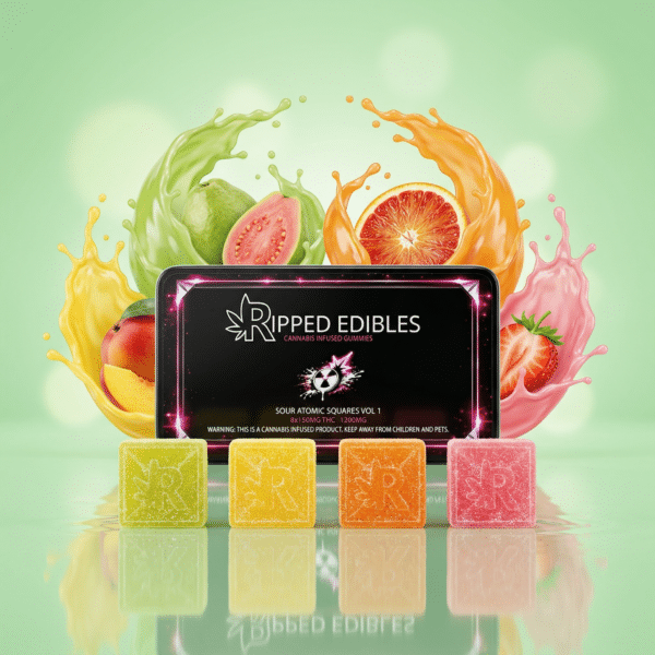 SOUR ATOMIC SQUARES VOL 1 (1200mg THC)